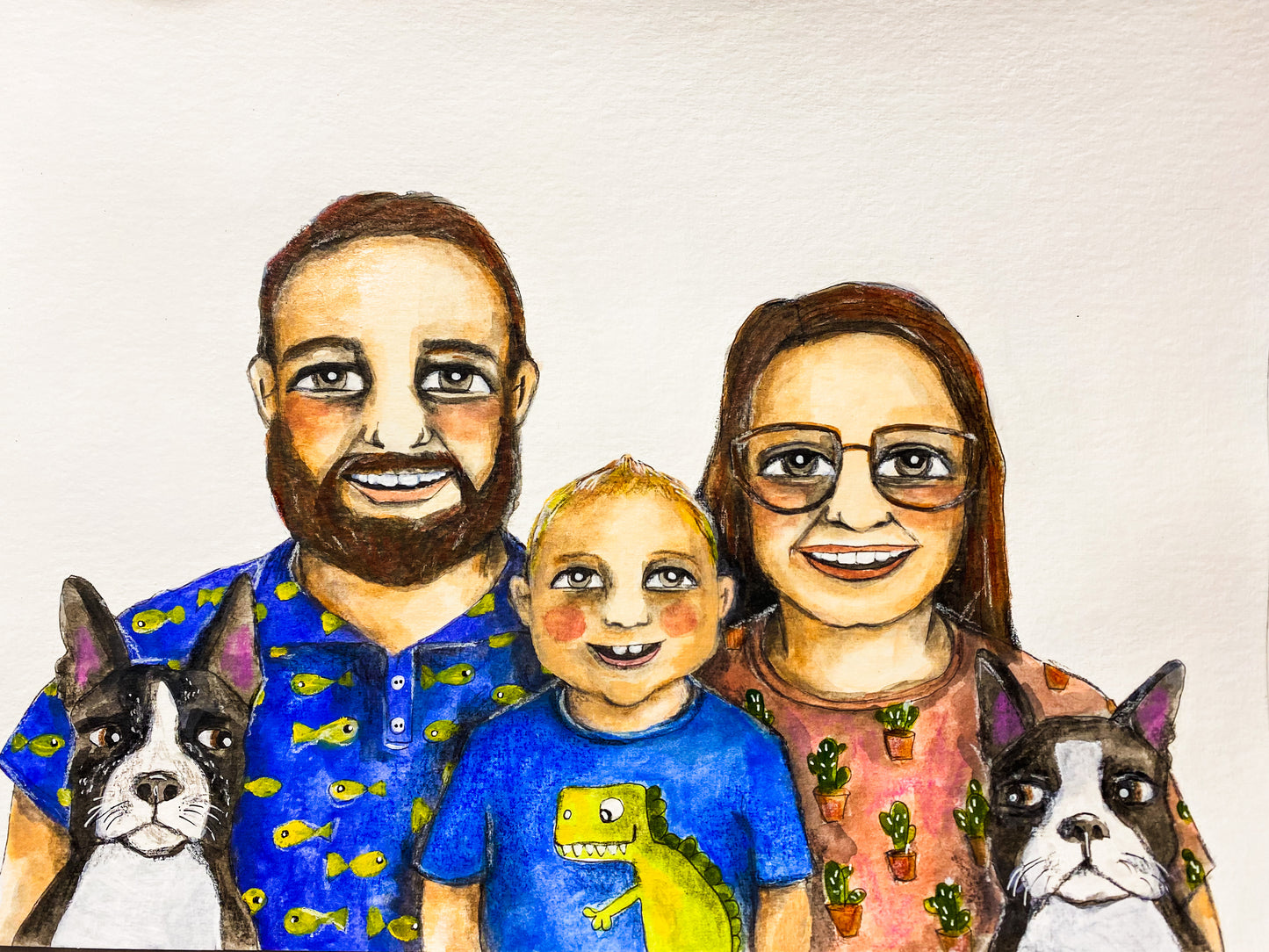 CUSTOM PORTRAIT: Unframed paper