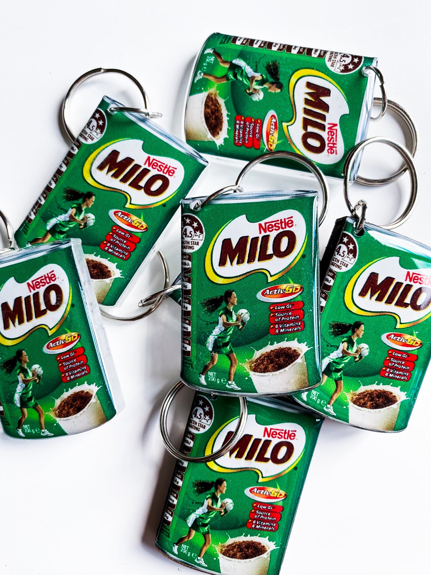 Resin Grocery Keyrings