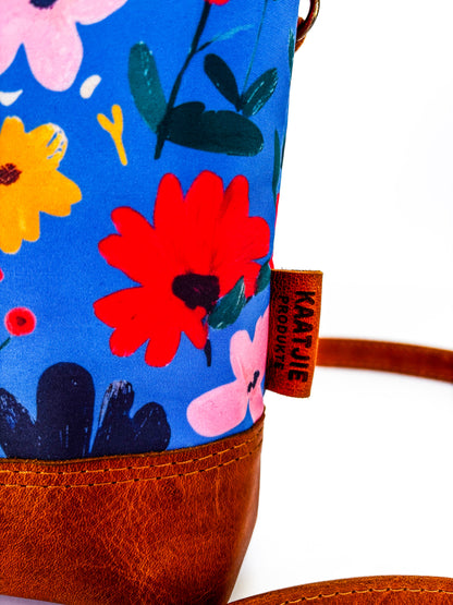 Wildflowers Leather Crossbody Bag