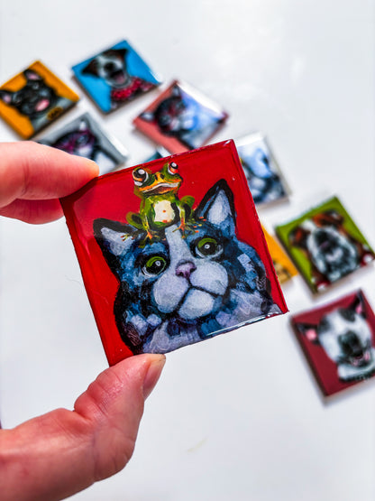 Tiny Art Magnets: Furkids