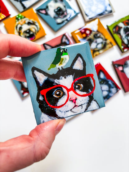 Tiny Art Magnets: Furkids