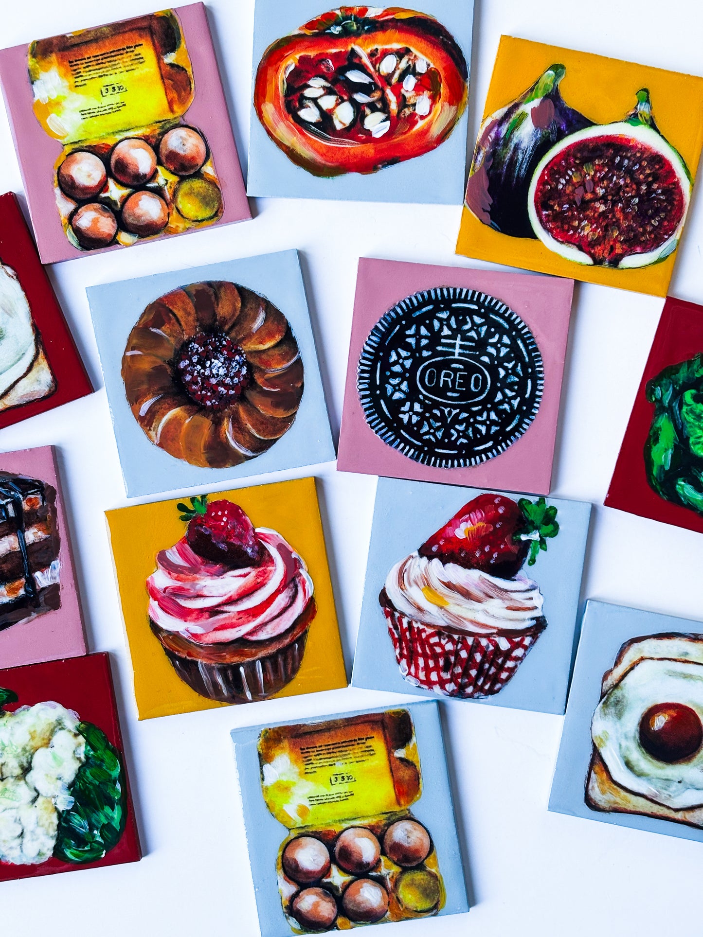 Tiny Art Magnets: Treats & more