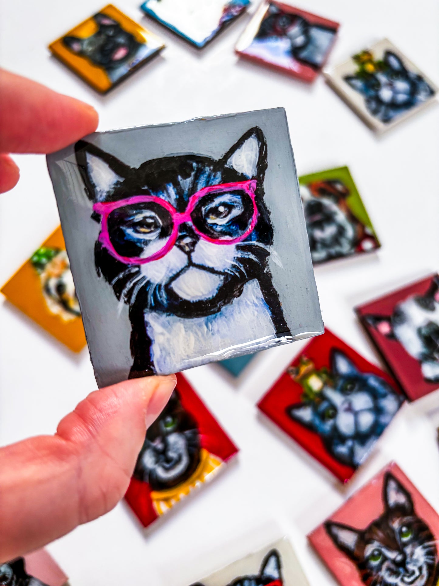 Tiny Art Magnets: Furkids