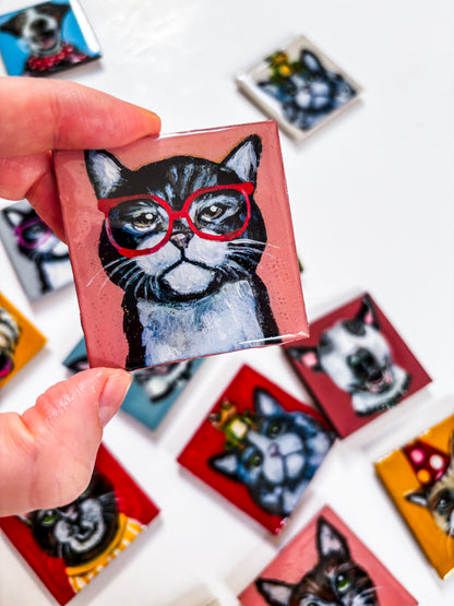Tiny Art Magnets: Furkids