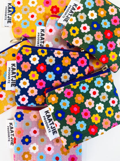 Coin Bags: Happy Flowers