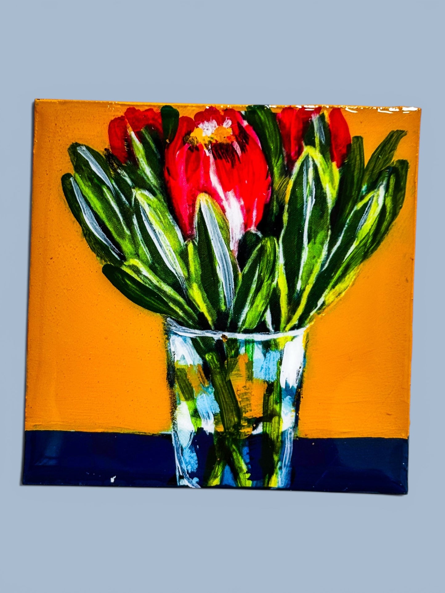 Tiny Art Magnets: Flowers