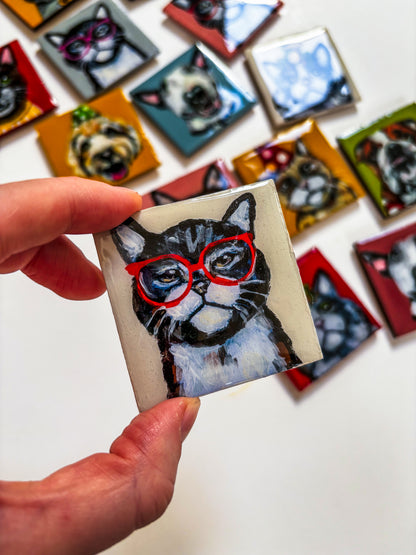 Tiny Art Magnets: Furkids