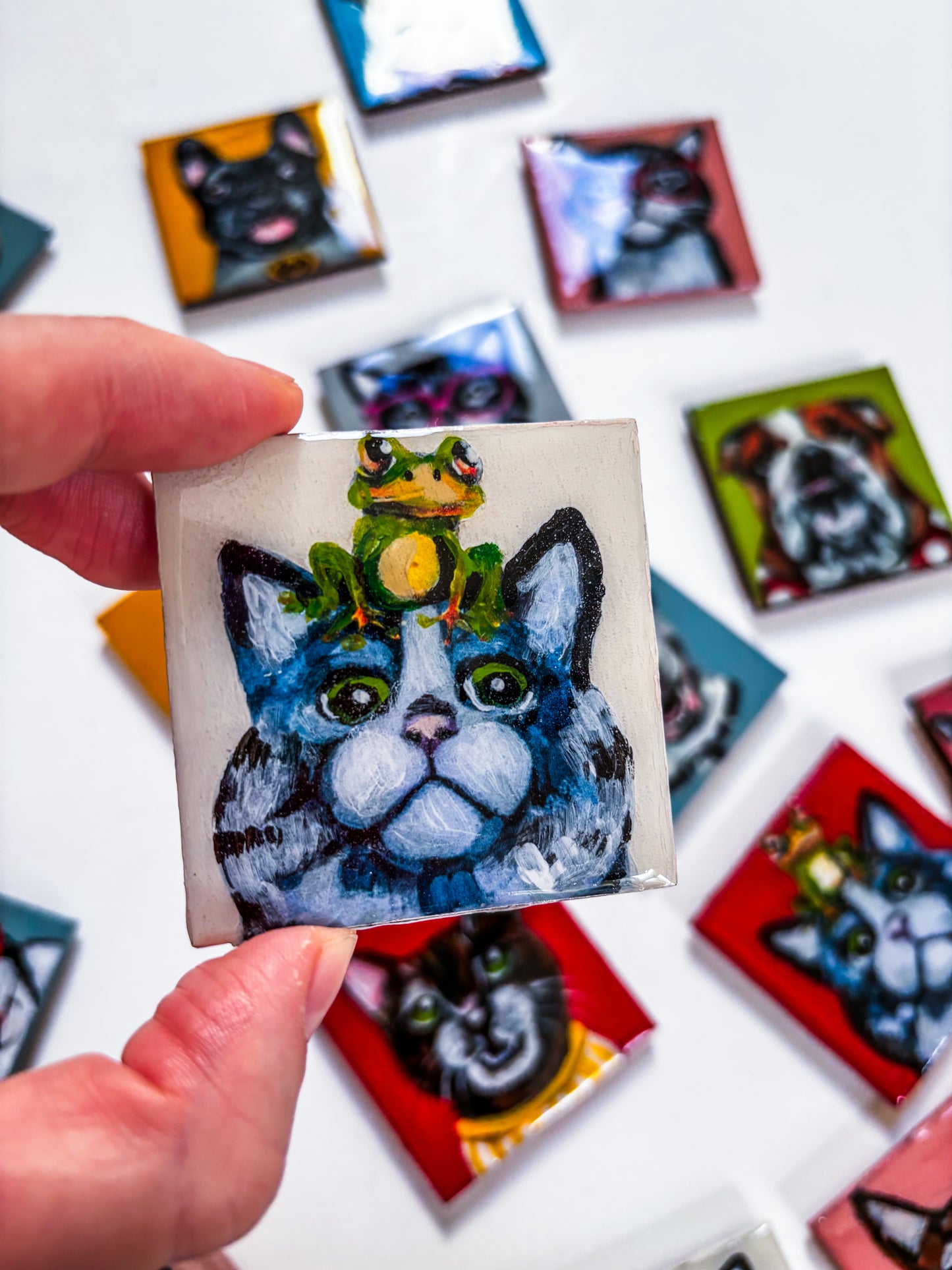Tiny Art Magnets: Furkids