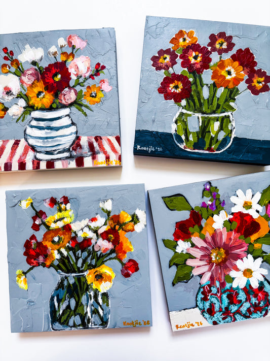The Small Flowers: Original Paintings