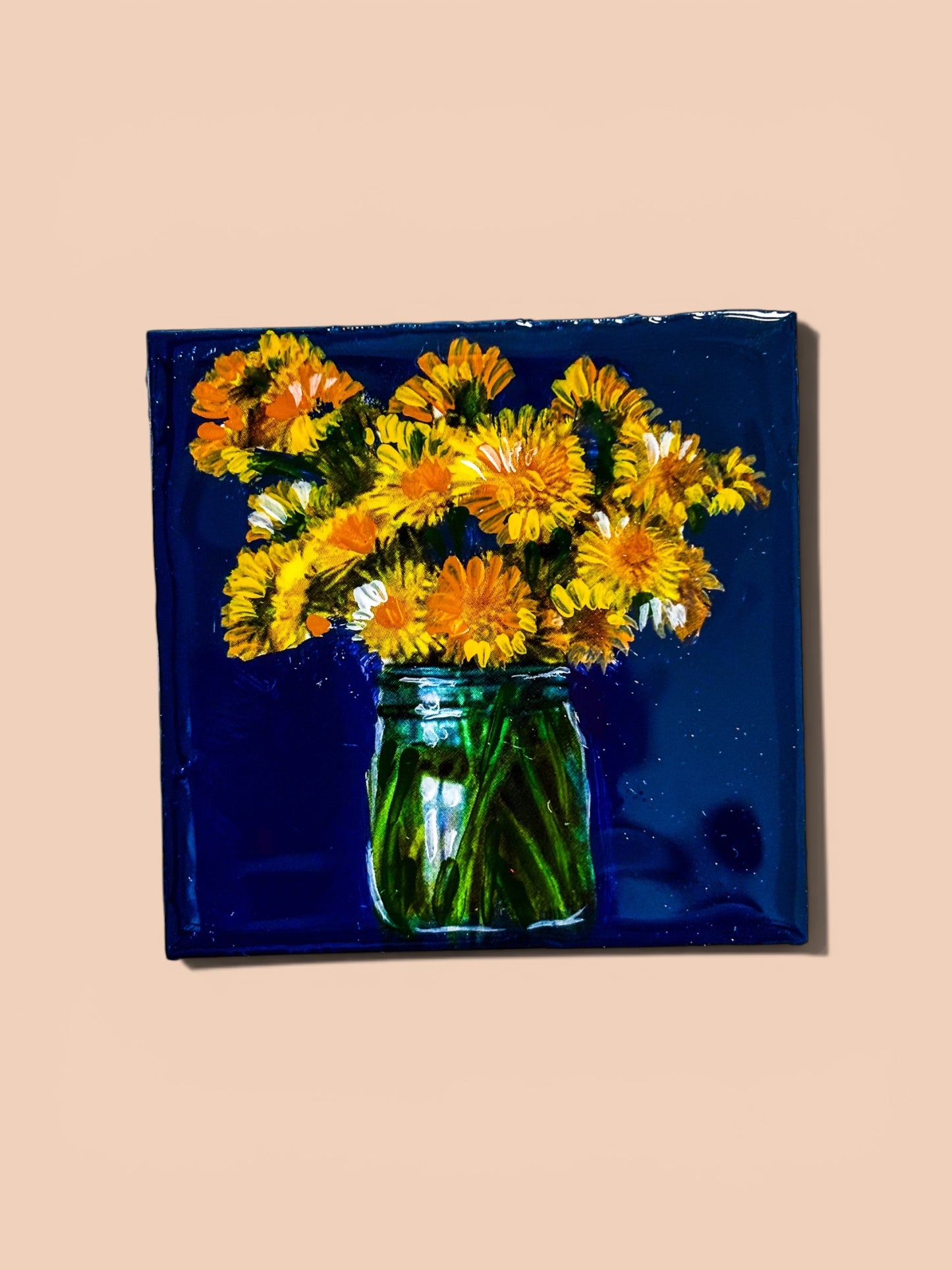 Tiny Art Magnets: Flowers