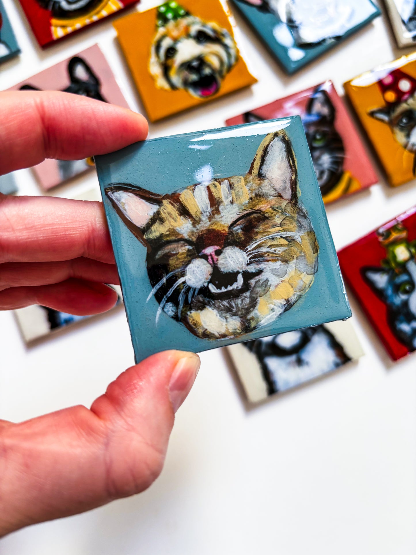 Tiny Art Magnets: Furkids