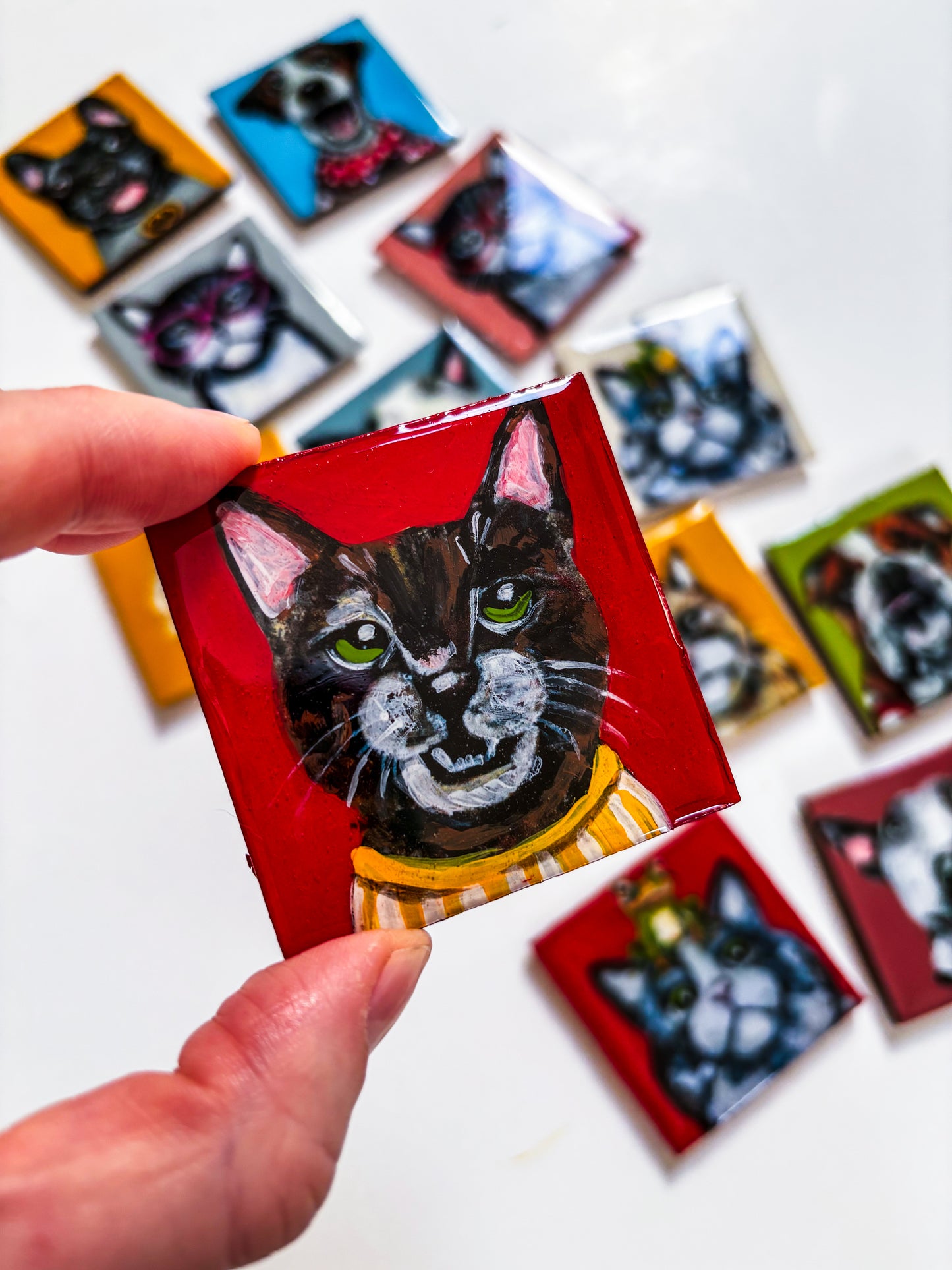Tiny Art Magnets: Furkids