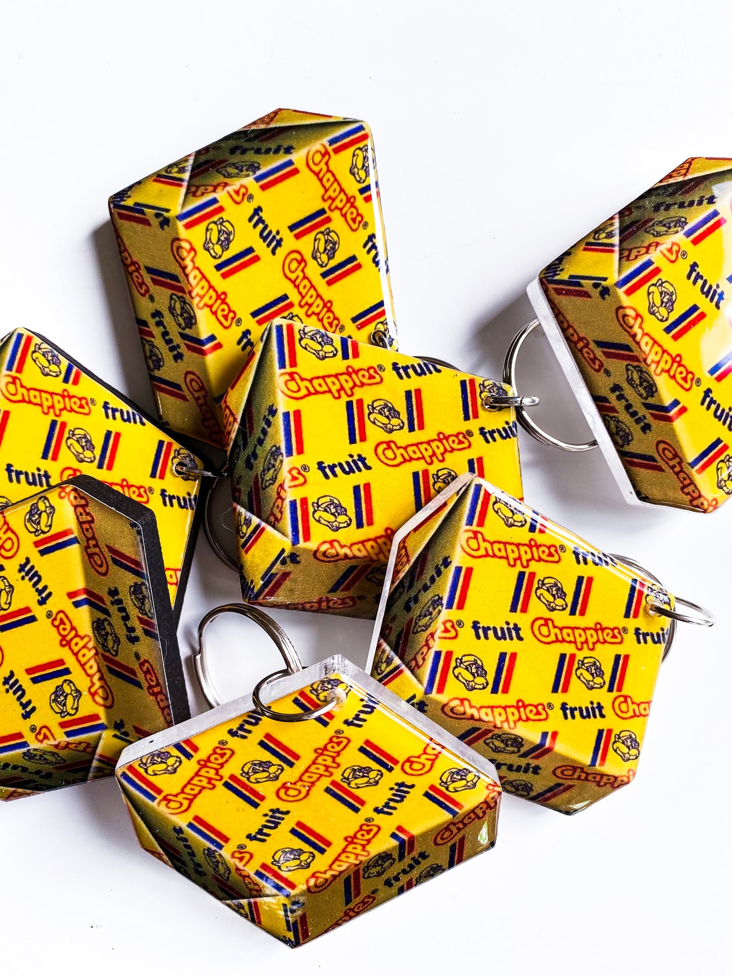 Resin Grocery Keyrings