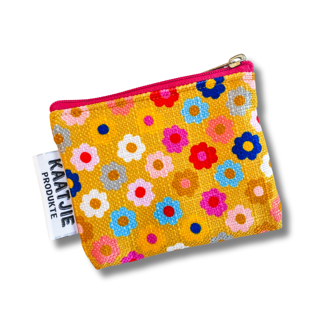 Coin Bags: Happy Flowers