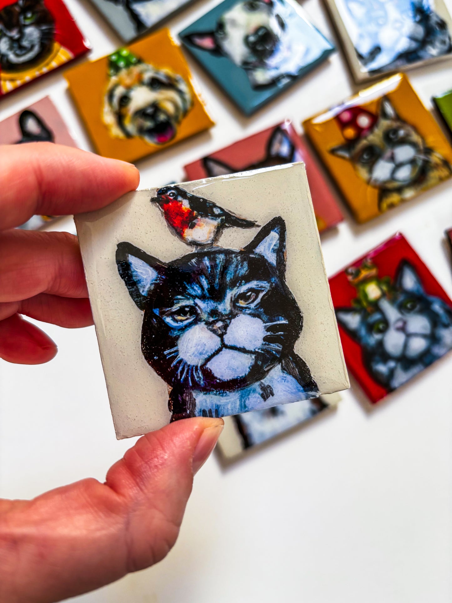 Tiny Art Magnets: Furkids