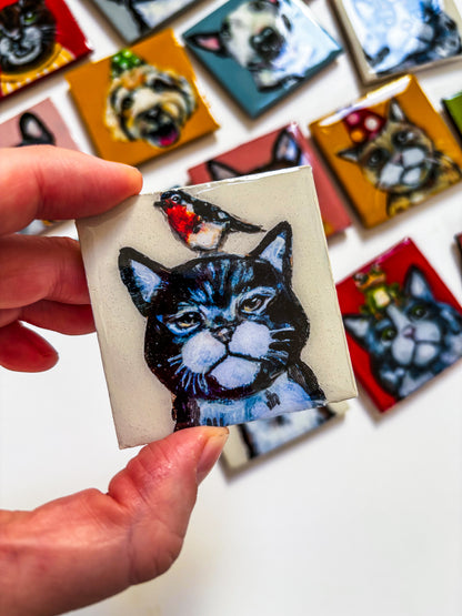 Tiny Art Magnets: Furkids