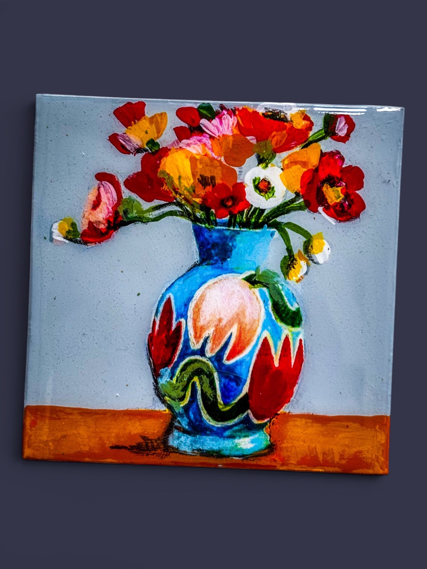 Tiny Art Magnets: Flowers