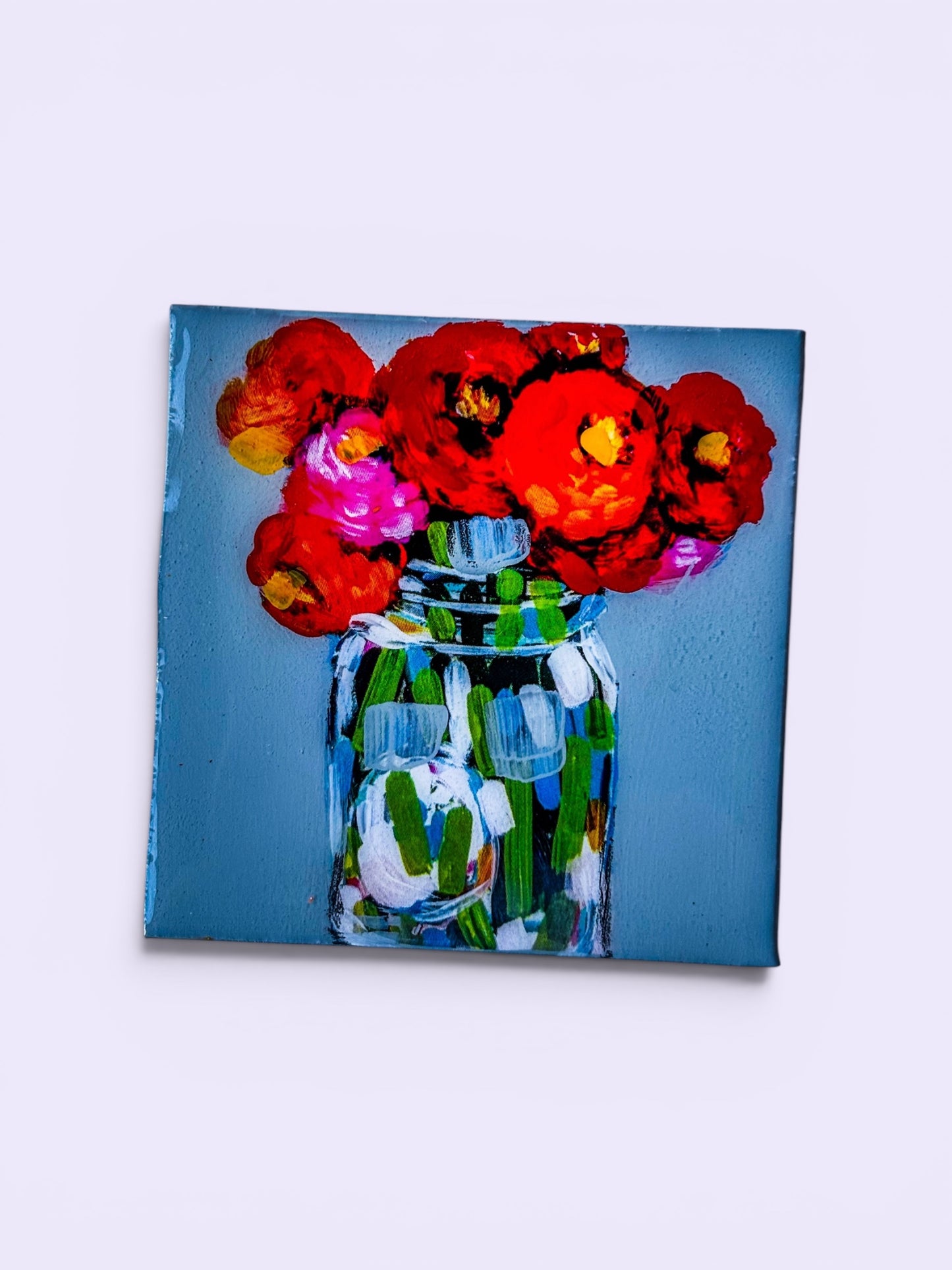 Tiny Art Magnets: Flowers