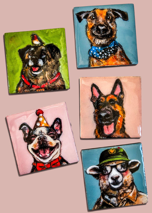 Tiny Art Magnets: Furkids